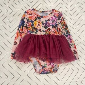 Angel Dear Floral Onesie Dress